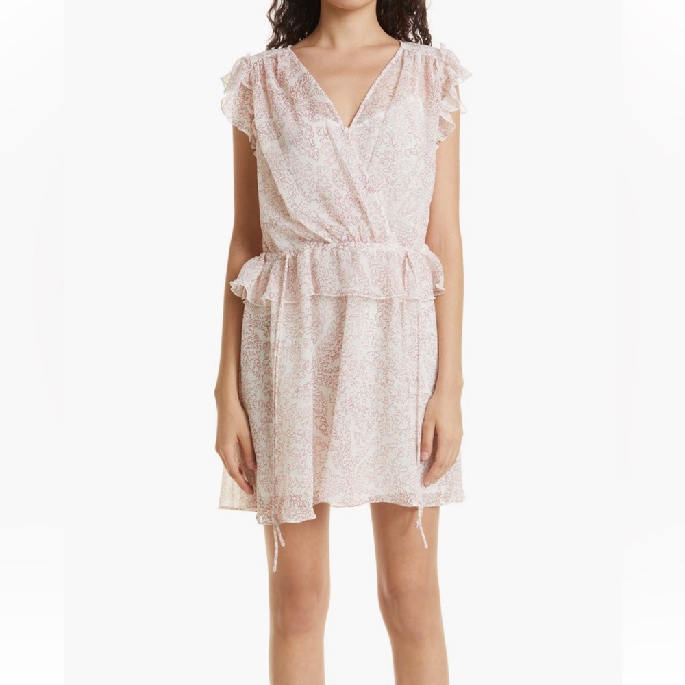 NWT Ted Baker London Leaf Print Georgette Dress size 0
